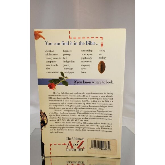 Where To Find It In The Bible: The Ultimate A to Z Resource by Ken Anderson - Picture 3 of 3